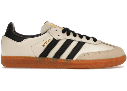 Adidas Samba Og Cream white sand strata 
Gum Shop dit næste par Adidas Samba her hos os. Samba er den perfekte kvalitets sko, med sin yderst gode komfort er det den perfekte sneaker til alle. Køb dem lige her
side view