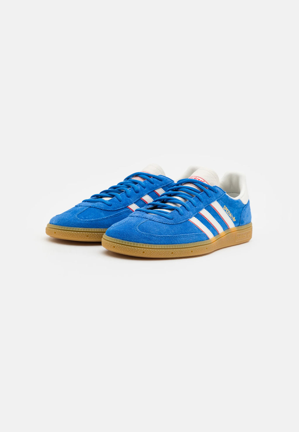 Adidas Handball Spezial Better scarlet Blue
Shop dit næste par Handball Spezial. Disse Handball Spezial, er de perfekte sneaker til enhver lejlighed. Deres elegante design sikre dig en alsidig sneaker. 
set fra siden begge sko
