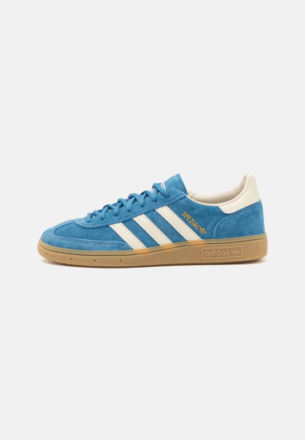 Adidas Handball Spezial Core blue cream white
Shop dit næste par Handball Spezial. Disse Handball Spezial Wonder Silver, er de perfekte sneaker til enhver lejlighed. Deres elegante design sikre dig en alsidig sneaker. 
Set fra siden