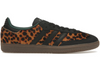 Adidas Samba Black Green Leopard