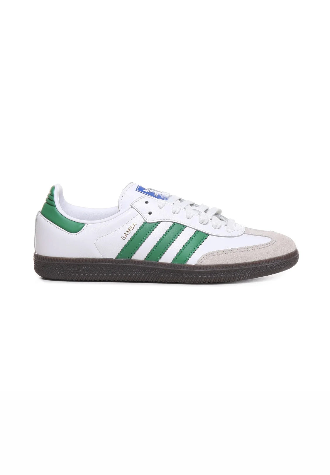 Adidas Samba OG White Green
De perfekte sneakers til enhver lejlighed, disse sneakers er gode til både bruge ude og inde. Et perfekt match til en hver sneaker elsker. 
Set fra sidenset fra siden