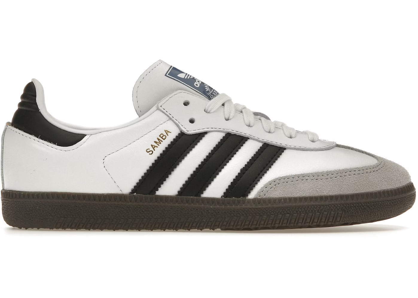 Adidas Samba Og Cloud white core black
Shop dit næste par Adidas Samba her hos os. Samba er den perfekte kvalitets sko, med sin yderst gode komfort er det den perfekte sneaker til alle. Køb dem lige her
set fra siden
