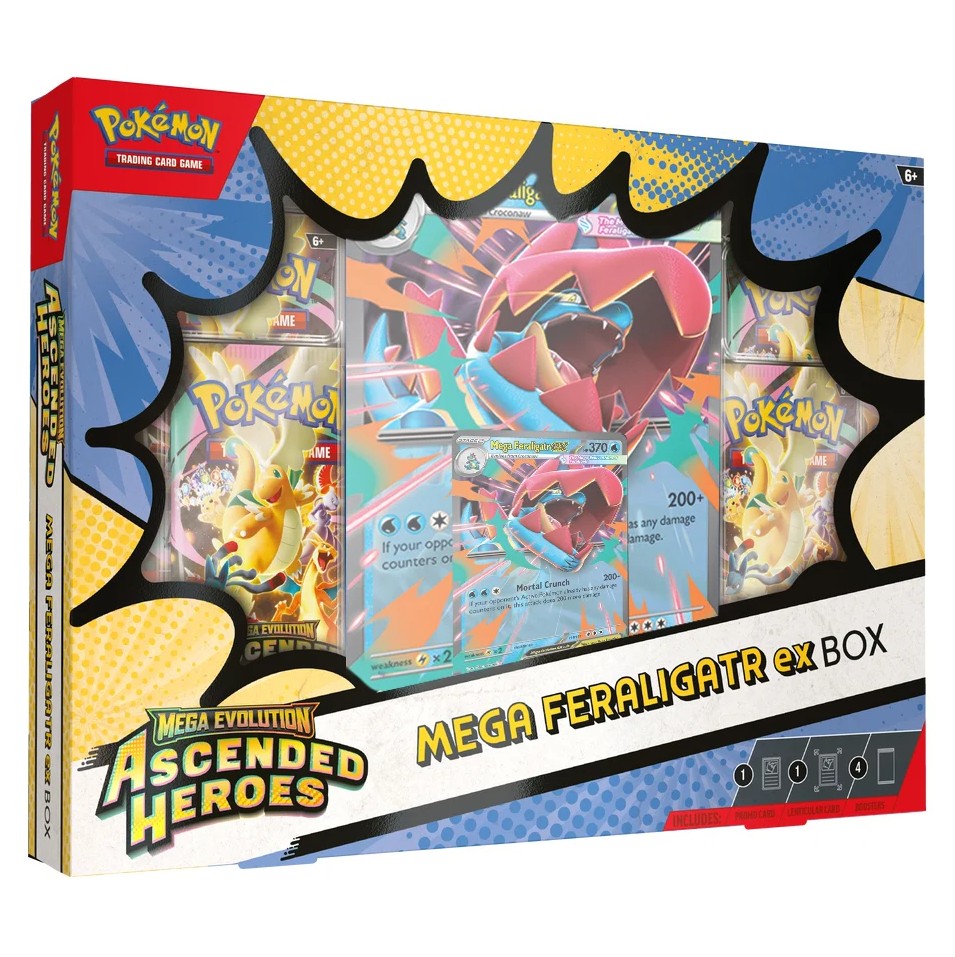Ascended Heroes Mega Feraligatr EX Box