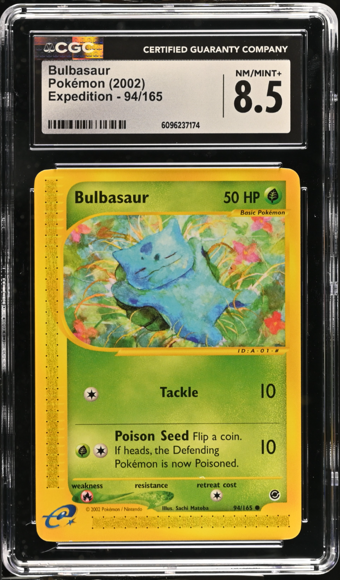 Bulbasaur Expedition 94/165 CGC 8,5