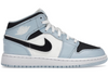 Air Jordan 1 Mid Ice Blue Black