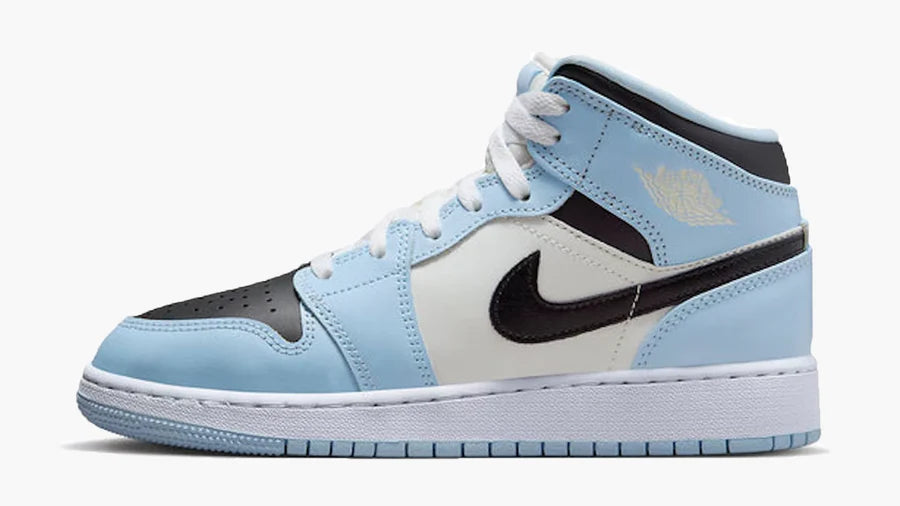 Air Jordan 1 Mid Ice Blue Black
