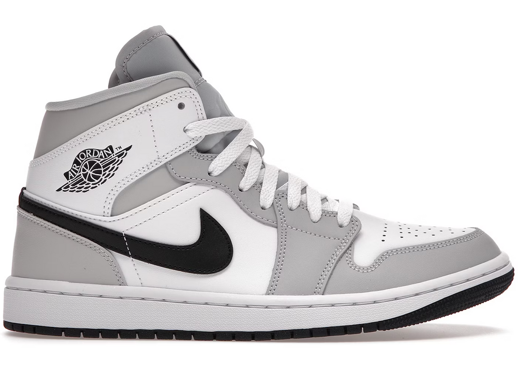 Air Jordan 1 Mid Light Smoke Grey wmns