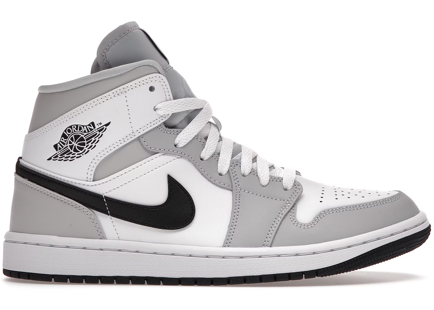 Air Jordan 1 Mid Light Smoke Grey wmns