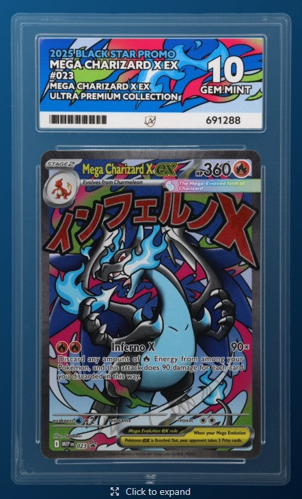 Mega Charizard X ex Ultra Premium Collection ACE 10