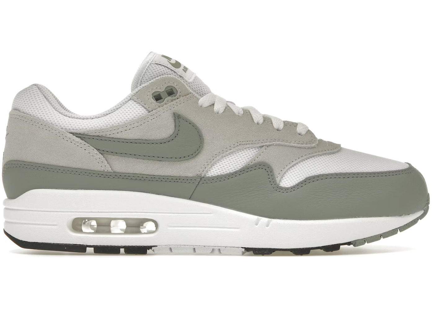 Nike Air Max 1 White Mica Green – en stilren sneaker med ikonisk Nike Air Max 1 komfort. Perfekt til både streetwear og hverdagsbrug.