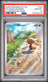 2025 POKEMON PFL EN-PHANTASMAL FLAMES #102 PALDEAN WOOPER ILLUSTRATION RARE PSA 10