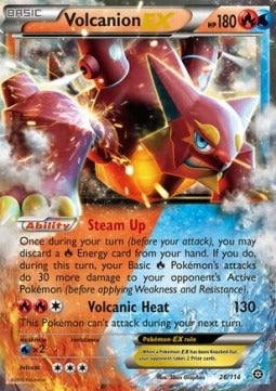 Volcanion EX  (STS 26) Steam Siege - Singles