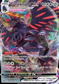 Corviknight VMAX  (BST 110) Battle Styles - Singles