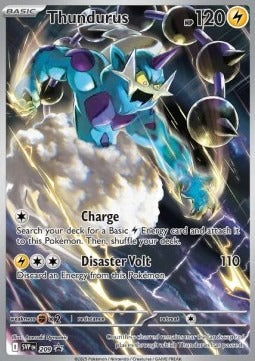 Thundurus  (SVP 209) SV Black Star Promos - Singles
