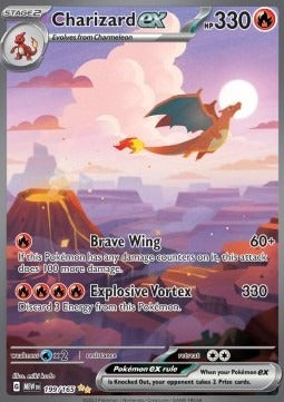 Charizard ex  (MEW 199) 151 - Singles