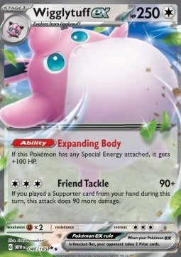 Wigglytuff ex  (MEW 040) 151 - Singles