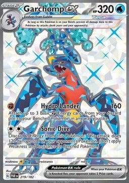 Garchomp ex  (PAR 219) Paradox Rift - Singles