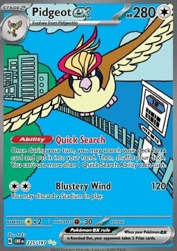 Pidgeot ex  (OBF 225) Obsidian Flames - Singles