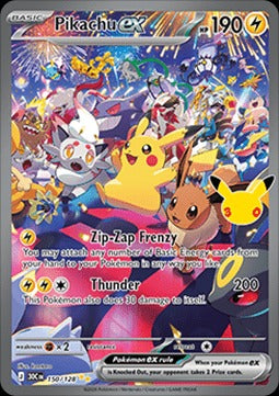 Pikachu ex  (30C 150) 30th Celebration - Singles