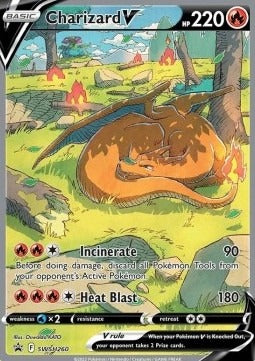 Charizard V  (SWSH 260) SWSH Black Star Promos - Singles