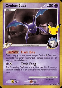 Crobat [G] Lv.44  (30C PL 47) 30th Celebration - Singles