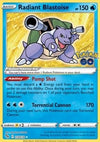 Radiant Blastoise  (PGO 018) Pokémon GO - Singles (Near Mint)
