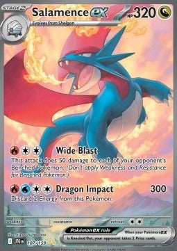 Salamence ex  (JTG 187) Journey Together - Singles
