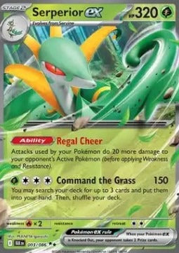 Serperior ex  (BLK 003) Black Bolt - Singles
