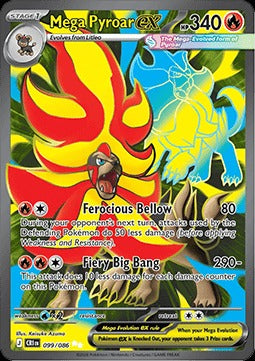 Mega Pyroar ex  (CRI 099) Chaos Rising - Singles