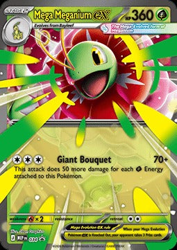 Mega Meganium ex  (MEP 034) MEP Black Star Promos - Singles