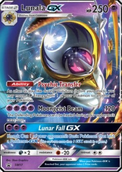 Lunala GX  (SM 17) SM Black Star Promos - Singles