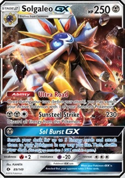 Solgaleo GX  (SUM 89) Sun & Moon - Singles