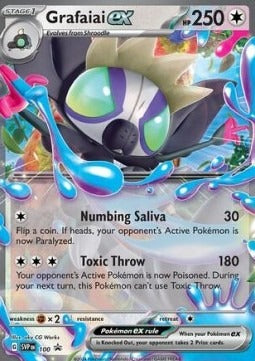 Grafaiai ex  (SVP 100) SV Black Star Promos - Singles