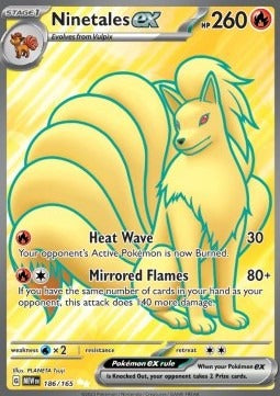 Ninetales ex  (MEW 186) 151 - Singles