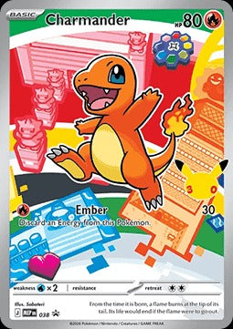 Charmander  (MEP 038) MEP Black Star Promos - Singles
