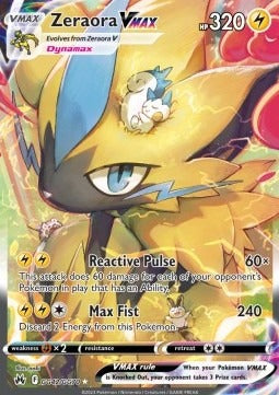 Zeraora VMAX  (CRZ GG42) Crown Zenith - Singles
