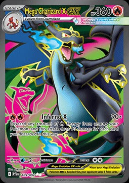 Mega Charizard X ex  (PFL 109) Phantasmal Flames - Singles