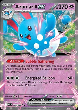 Azumarill ex  (ASC 084) Ascended Heroes - Singles