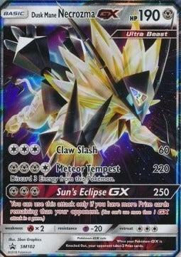 Dusk Mane Necrozma GX  (SM 102) SM Black Star Promos - Singles