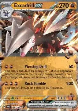 Excadrill ex  (BLK 046) Black Bolt - Singles