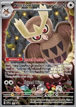 Noctowl  (SVP 141) SV Black Star Promos - Singles