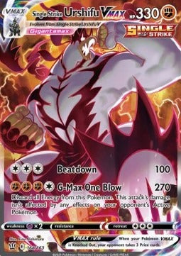 Single Strike Urshifu VMAX  (BST 168) Battle Styles - Singles