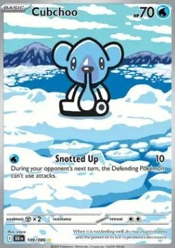 Cubchoo  (BLK 109) Black Bolt - Singles