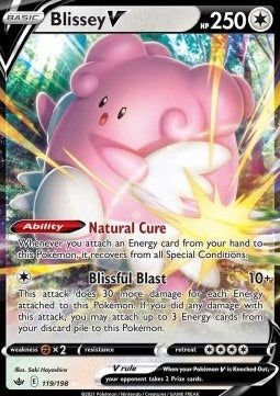Blissey V  (CRE 119) Chilling Reign - Singles