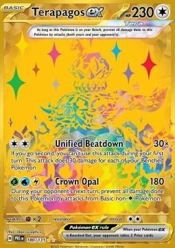 Terapagos ex  (PRE 180) Prismatic Evolutions - Singles