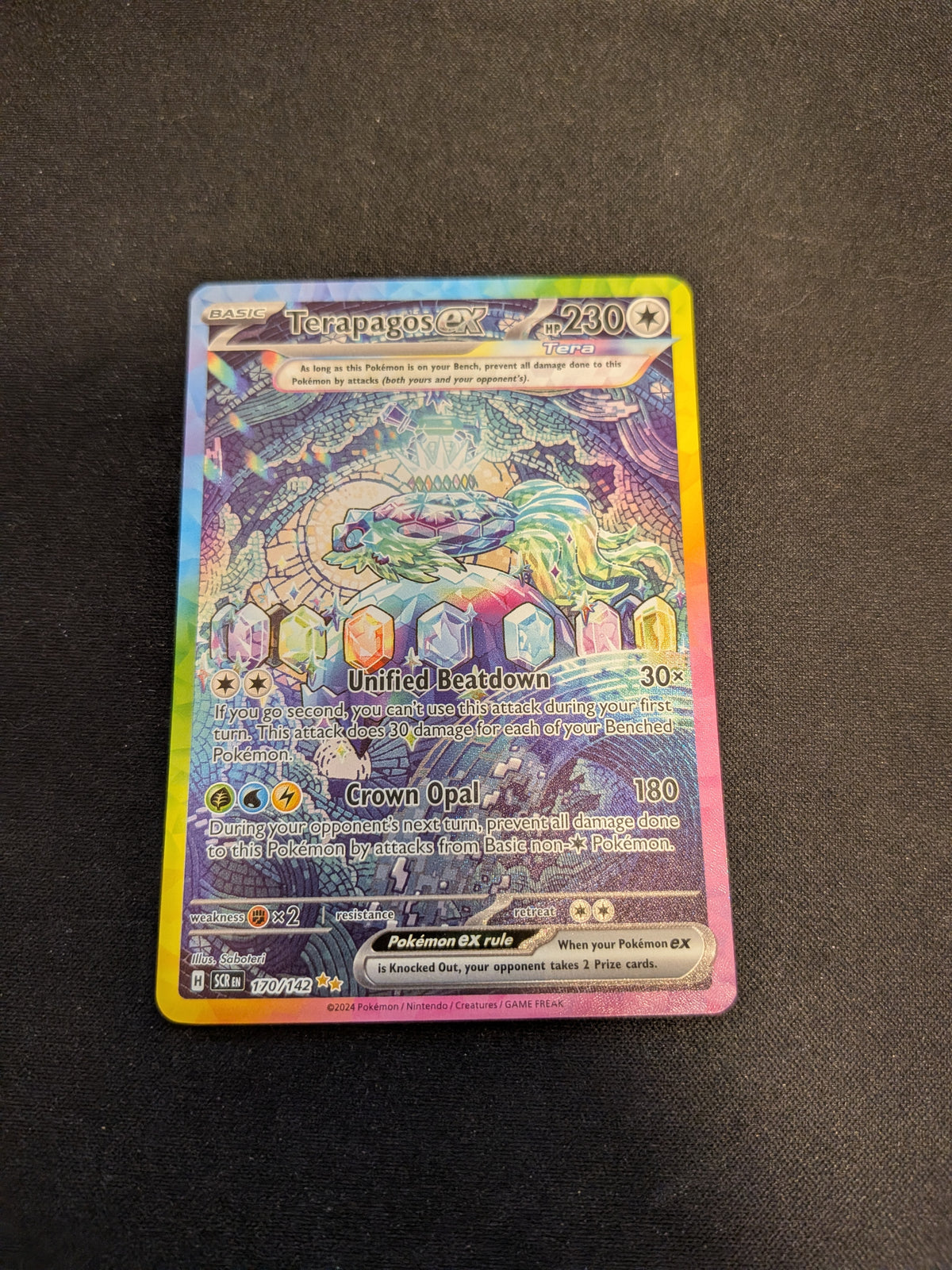 Terapagos ex  (SCR 170) Stellar Crown - Singles (Near Mint)