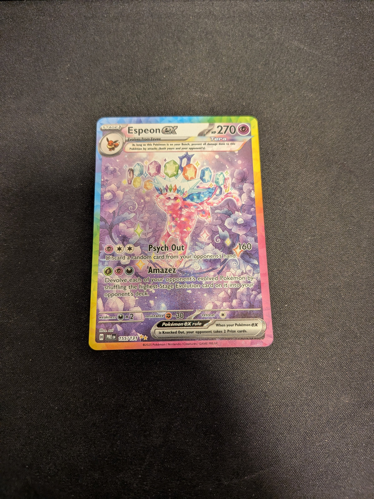 Espeon ex  (PRE 155) Prismatic Evolutions - Singles (Near Mint)