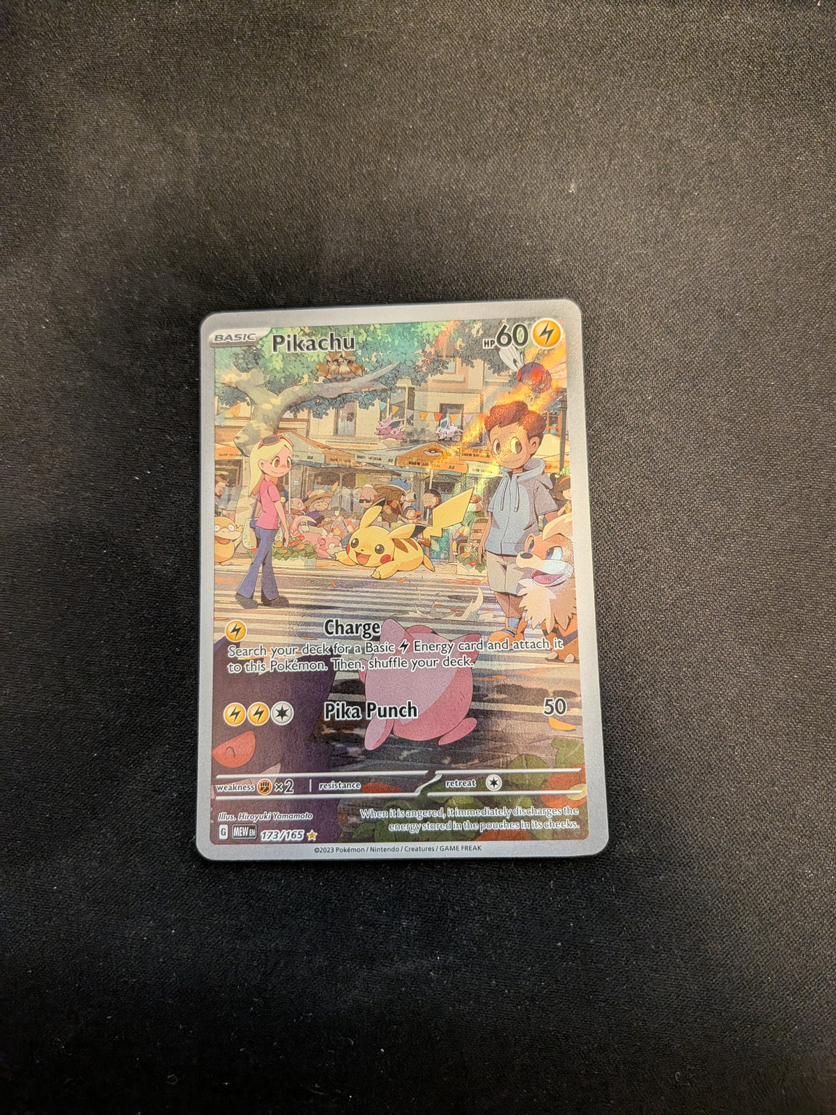 Pikachu  (MEW 173) 151 - Singles (Near mint) Se billeder