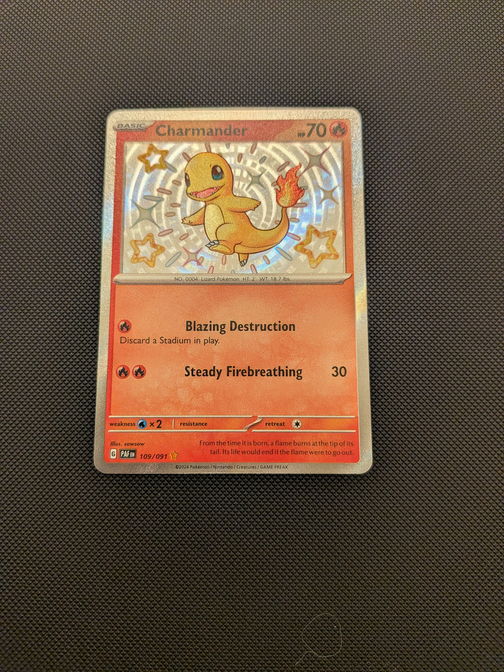 Charmander  (PAF 109) Paldean Fates - Singles (Near Mint)