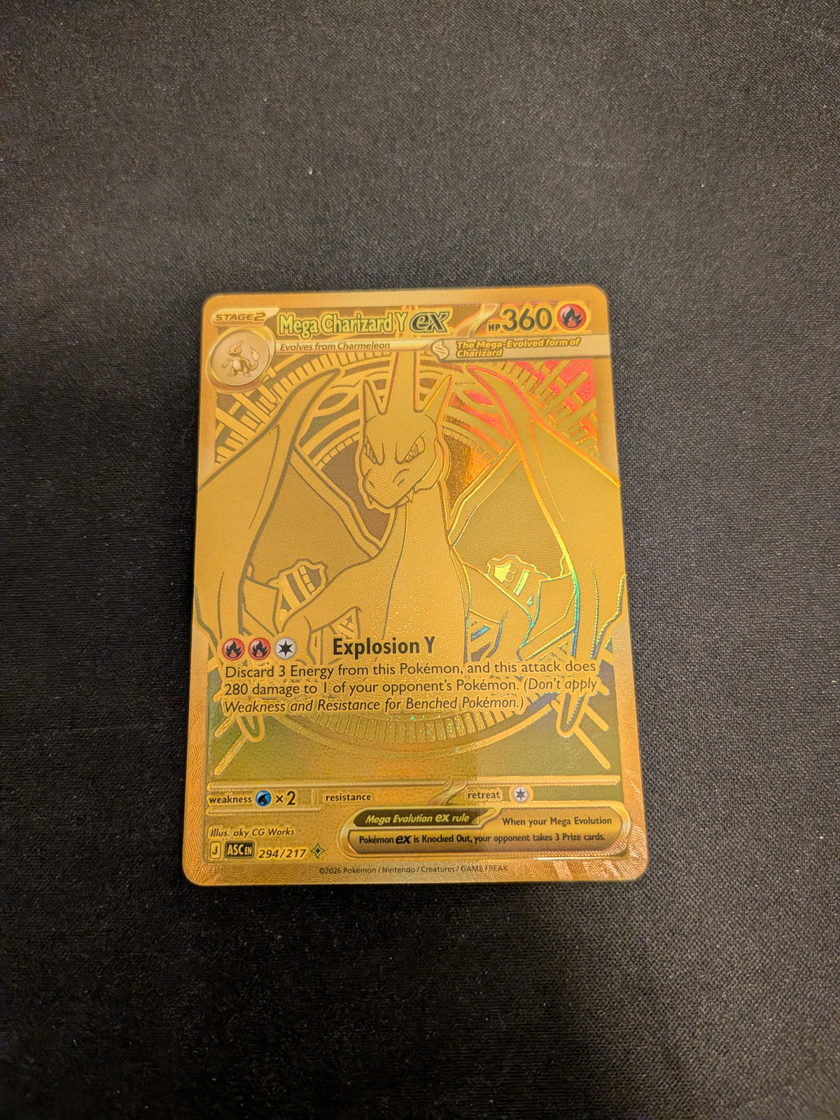 Mega Charizard Y ex  (ASC 294) Ascended Heroes - Singles (Near Mint)
